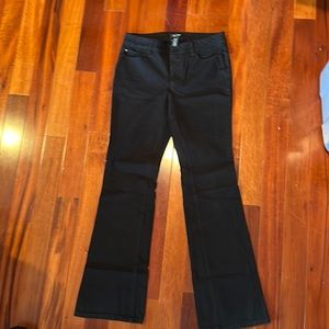 White House Black Market skinny flare jeans